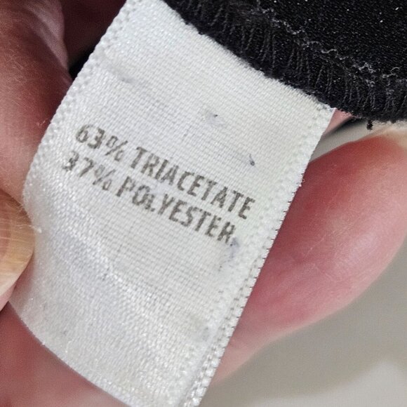 St. John Caviar Emma Black Stretch Knit Trousers Size 6 Quiet Luxury - Picture 8 of 11